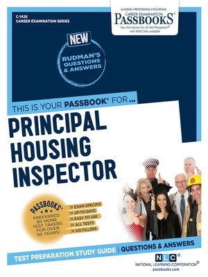 cover image of Principal Housing Inspector